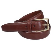 Jos A Bank Men&#39;s Dark Brown Genuine Leather Belt Size 42 - $18.29