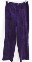 RARE Vintage 60s–70s ATA Israel Purple Corduroy Elephant Leg Pants 28x33 - $192.01