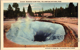 Morning Glory Pool, Yellowstone National Park, Vintage Postcard - £5.11 GBP
