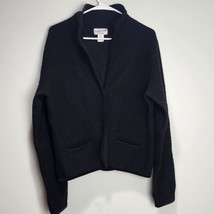 Pendleton Black Women’s Medium 100% Merino Wool Knit Button Up Cardigan - £27.23 GBP