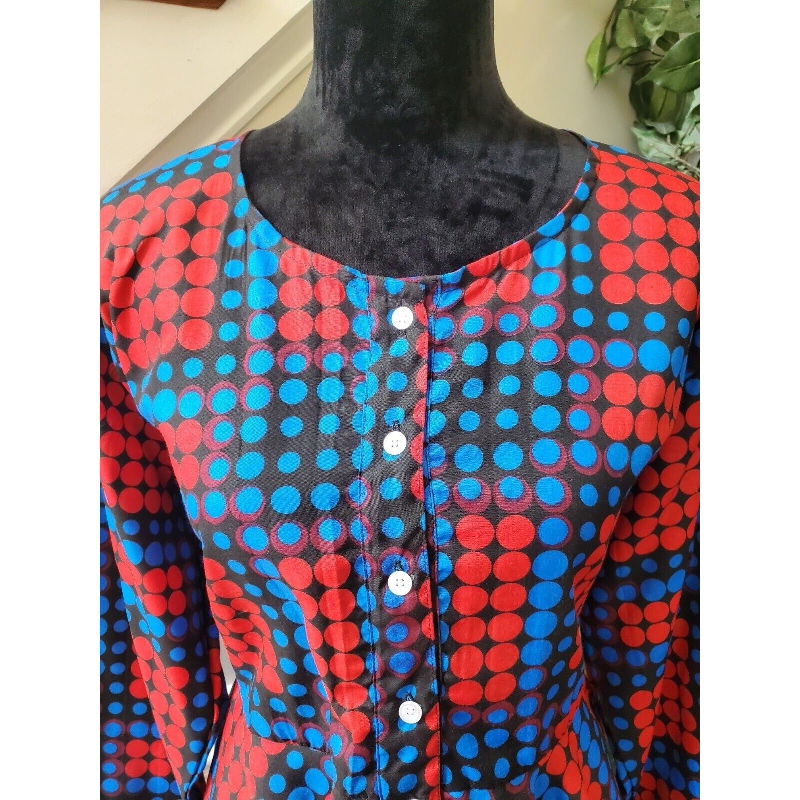 Xpress Women's Multicolor Polyester Round Neck Long Sleeve Casual Top Blouse Item image 2