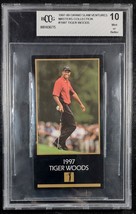 1997 Tiger Woods Grand Slam Ventures Masters Collection #1997 RC BCCG 10 MINT+ - £775.03 GBP