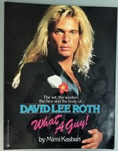 Van Halen David Lee Roth What A Guy Used 1986 Paperback Book By Mimi KASBAH- Vg+ - £38.36 GBP