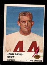 1961 FLEER #23 JOHN DAVID CROW VGEX CARDINALS *X55874 - £3.73 GBP