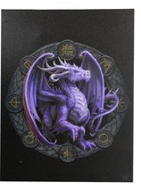 Anne Stokes Samhain Drake Sabbats Wheel of The Year Dragon Canvas Wall Decor - £14.11 GBP