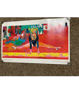 VINTAGE POSTER~LeRoy Neiman Montreal 1976 Gymnastics Bicentennial Burger... - $20.31 CAD