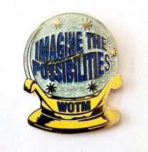 2000s Women Of The Moose Pin WOTM Vintage Enamel Filled Snow Globe Desig... - $24.99