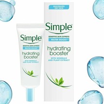Simple Water Boost Hydrating Booster Sensitive Dehydrated Dry Skin 4 Pac... - £9.81 GBP