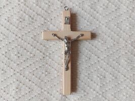 Christian Wooden Pectoral Cross Pendant for Car Rearview Mirror - $25.00