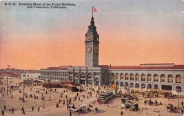 San Francisco California Evening Hours~ The Bac Building Postcard 1910s-
show... - £8.39 GBP