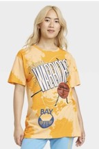 NWT Women’s Oversized NBA Licensed Golden State Warriors Bleached Style TShirt L - £8.39 GBP