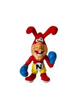 Dominos Pizza Noid Rubber Toy Figure Vtg fast food advertising 1989 Boxing Boxer - £23.26 GBP