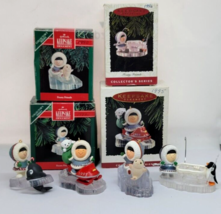 8 Hallmark FROSTY FRIENDS Christmas Ornaments 1990 1992 1995 1996 1984 1989 2000 - £63.14 GBP