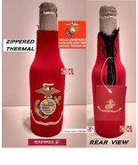 USMC US MARINE CORPS EGA BOTTLE KOOZIE COOLER Wrap Sleeve Jacket Holder ... - $19.63 CAD
