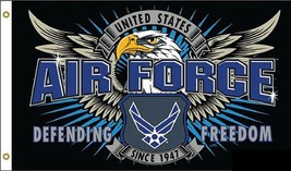 Air Force Defender Black Flag - 3x5 Ft - £15.72 GBP