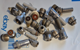 Vintage Microphone Plug Assorted Ham radio MICROPHONE PLUG LOT - $30.26