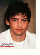 Tobey Maguire teen magazine pinup clipping Spiderman Superteen close up 90&#39;s - £3.95 GBP
