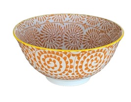 Four (4) ONEMORE ~ Colorful ~ 24 Oz. ~ Durable Ceramic Bowls ~ Stackable (5) - £26.36 GBP