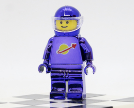 Custom minifigure spaceman astronaut Metallic Purple  space series GO1146 - £5.50 GBP
