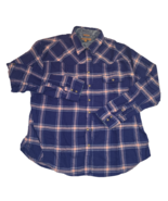 Jach&#39;s Girlfriend Women&#39;s Flannel Comfort Stretch Pearl Snap Navy Pink P... - $20.63 CAD
