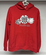 Vintage Florida Panthers Sweatshirt Adult Medium Red Logo Hoodie Pullover - $621.47 MXN