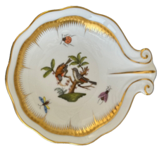 Herend Adorable Porcelain Rothschild Bird Dish 7714/RO - $65.00