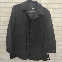 Wool Cashmere Blend Overcoat Coat Jacket NEW Women&#39;s XL Black - £38.30 GBP