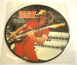 Sammy Hagar Piece Of My Heart (7&quot; Geffen Records, 1981) England Picture Pic Disc - £20.92 GBP