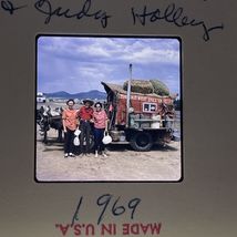 35mm Slide Western Texas  1969 Old Man With Horse Drawn Carriage Wagon - $6.47