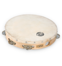 CP by LP®  10&quot; Tambourine with Head Single Row - £15.92 GBP