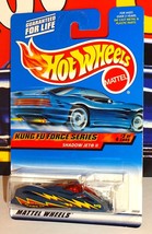 Hot Wheels 2000 Kung Fu Force Series #35 Shadow Jet II Blue w/ Painted Base - £1.93 GBP