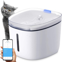 Cat Water Fountain, 64oz Smart Pet Water Fountain, with LED Indicator, S... - £19.02 GBP