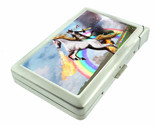 Unicorns D2 100&#39;s Size Cigarette Case with Built in Lighter Mythical Cre... - $21.73