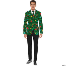 Adult christmas tree jacket and tie lg - $1,886.29 MXN