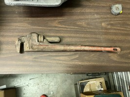 RIDGID  24 inch Heavy-Duty Steel Straight Pipe Wrench - $29.70