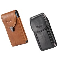 2 Pack Vertical Leather Cell Phone Holsters Belt for - £140.04 GBP