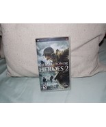 Medal Of Honor Heroes 2 (Sony Psp, 2007) Case &amp; Manual Only No Game - $21.91 CAD