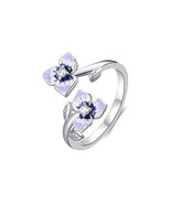 Flower gradient color Toi et Moi Ring - $54.19 CAD