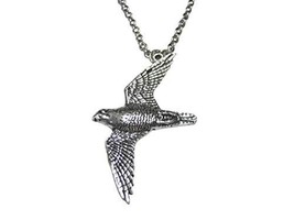 Kiola Designs Flying Peregrine Falcon Bird Pendant Necklace - $34.99