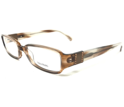 Vera Wang Eyeglasses Frames V163 BR Brown Clear Rectangular Full Rim 53-... - £44.67 GBP