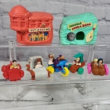 Vintage 1993 McDonalds Flintstones Happy Meal Toys Lot of 2 Buildings 5 ... - $14.84