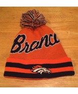 Denver Broncos YOUTH SIZE Classic Blue Winter Beanie Hat NFL Licensed 64 - $272.68 MXN