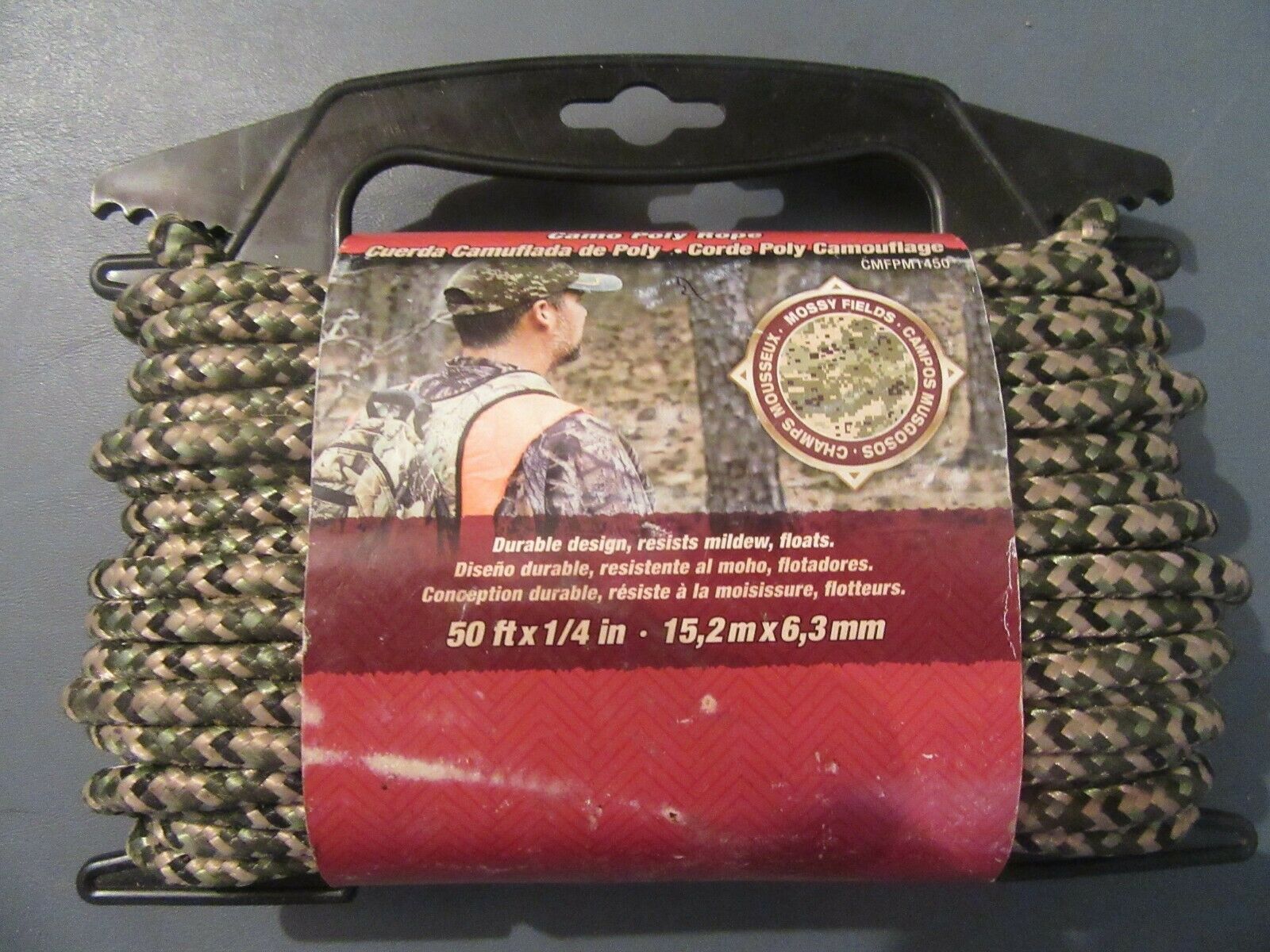 Camo Poly Rope Securline 50 FT x 1/4 Inch - $4.46