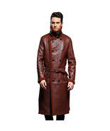 LUHAYESA - Original Luxury Men&#39;s Sheepskin Coat Genuine Leather Male For... - $990.00