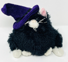 Ganz Halloween Black Cat Boomer Plush Toy Mini 5&quot; - £11.98 GBP