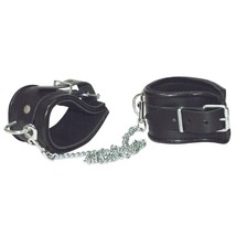 Zado Leather And Chain Ankle Leg Restraint with Free Shipping - £90.96 GBP