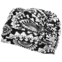 Christine Headwear Round´n´Round Linen TurbanHeadwear Women Black-White One - $66.95
