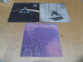 PINK FLOYD Vintage Puzzle squares Dark Side Meddle &amp; Works Unique David Gilmour  - £10.15 GBP