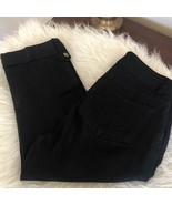 Not your Daughters jeans high rise buttoned Folded crop Black Denim Wome... - $361.94 MXN