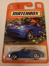 Matchbox 2023 #79 Blue Porsche 911 Carrera Cabriolet MBX Roadtrip Series MOC - £11.81 GBP